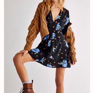Free People Date Night Mini Moonlight Dress Size M NWT